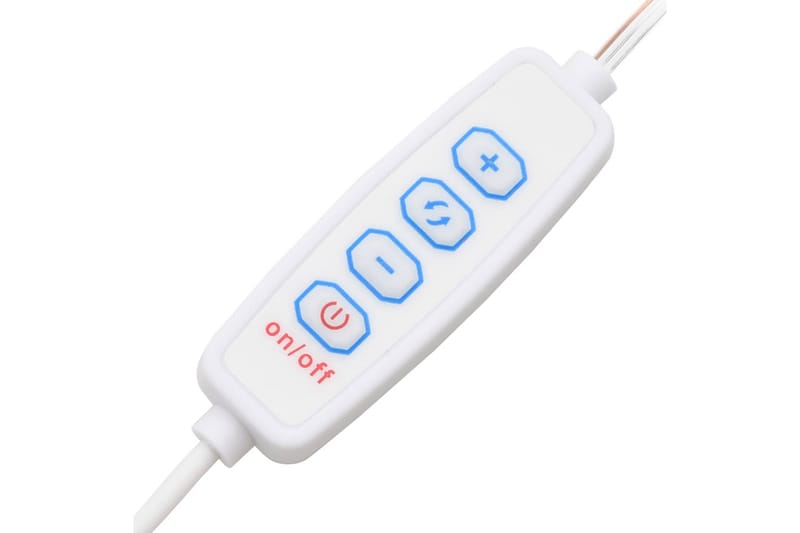 beBasic makeupbordssæt med LED-lys konstrueret træ brun egetræsfarve - Brun - Møbler - Borde - Sminkebord & konsolbord