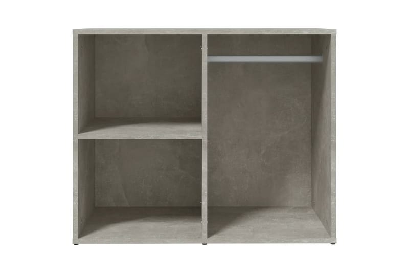 beBasic skab 80x40x65 cm konstrueret træ betongrå - GrÃ¥ - Møbler - Borde - Sminkebord & konsolbord