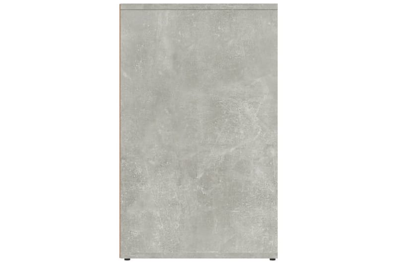 beBasic skab 80x40x65 cm konstrueret træ betongrå - GrÃ¥ - Møbler - Borde - Sminkebord & konsolbord