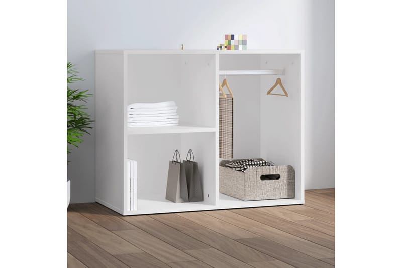 beBasic skab 80x40x65 cm konstrueret træ hvid - Hvid - Møbler - Borde - Sminkebord & konsolbord