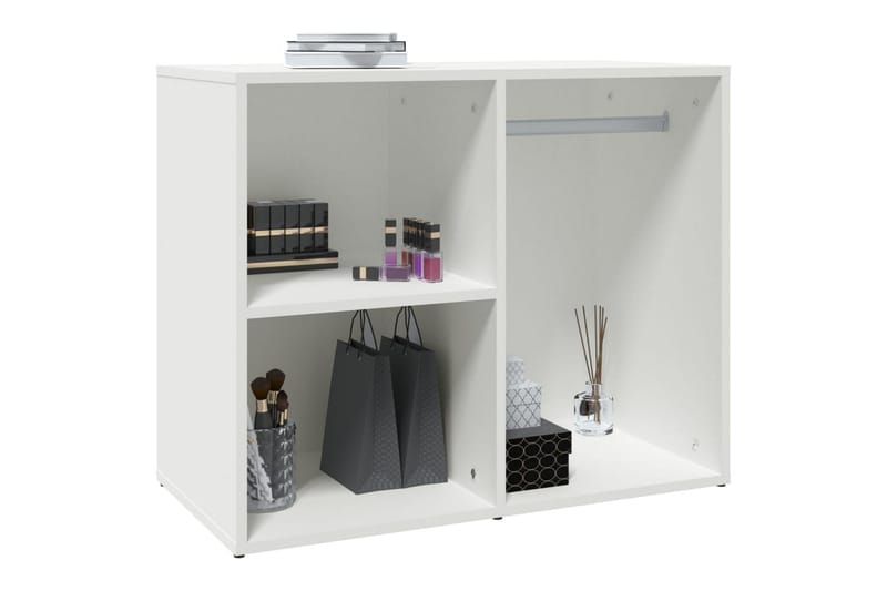 beBasic skab 80x40x65 cm konstrueret træ hvid - Hvid - Sminkebord & konsolbord