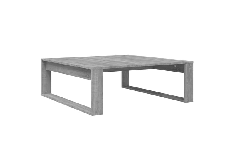 beBasic sofabord 100x100x35 cm konstrueret træ grå sonoma-eg - GrÃ¥ - Møbler - Borde - Sofabord