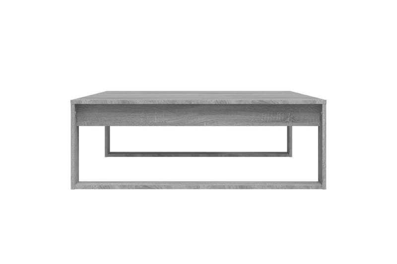 beBasic sofabord 100x100x35 cm konstrueret træ grå sonoma-eg - GrÃ¥ - Møbler - Borde - Sofabord