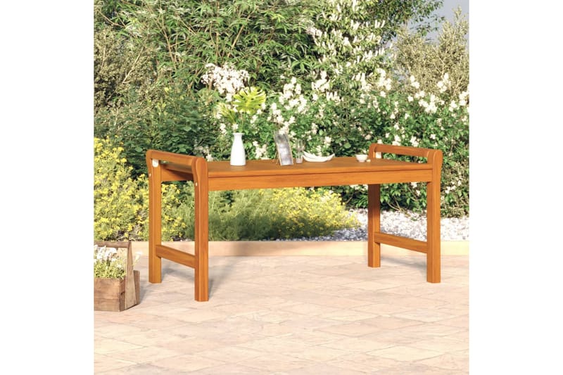 beBasic sofabord 100x50x50 cm massivt akacietræ - Brun - Møbler - Borde - Sofabord