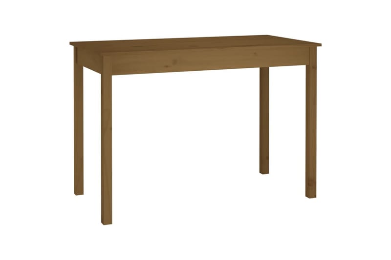 beBasic sofabord 110x55x75 cm massivt fyrretræ gyldenbrun - Brun - Spisebord og køkkenbord