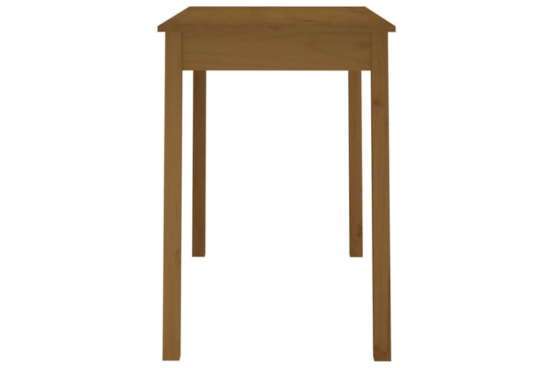 beBasic sofabord 110x55x75 cm massivt fyrretræ gyldenbrun - Brun - Spisebord og køkkenbord