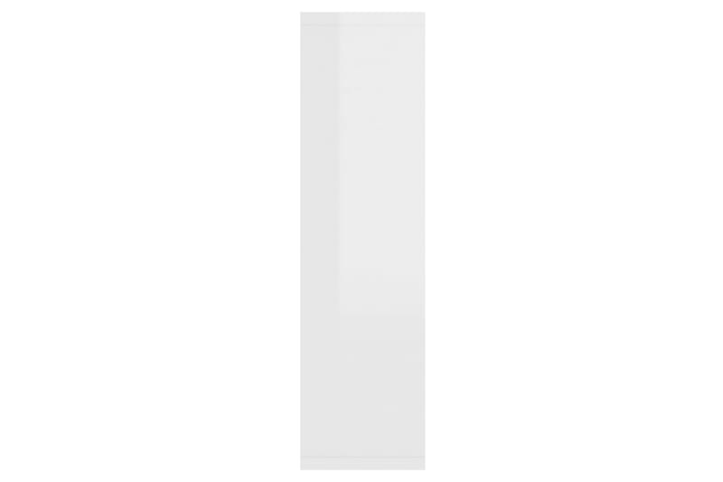 beBasic spejlskab med LED-lys 76x15x55 cm hvid højglans - Hvid - Møbler - Borde - Sminkebord & konsolbord