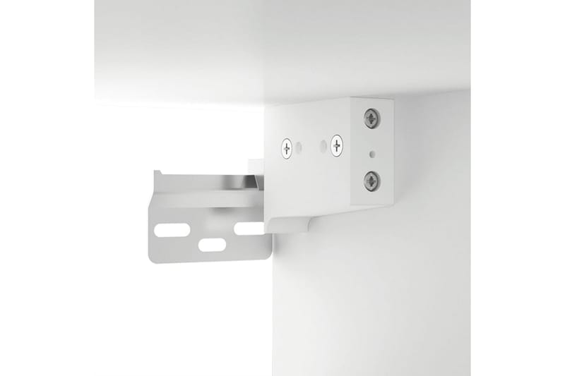 beBasic spejlskab med LED-lys 91x15x76,5 cm hvid - Hvid - Møbler - Borde - Sminkebord & konsolbord
