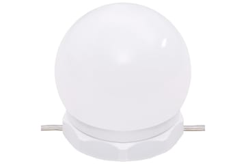 beBasic spejlskab med LED-lys 91x15x76,5 cm sonoma-eg - Brun - Møbler - Borde - Sminkebord & konsolbord