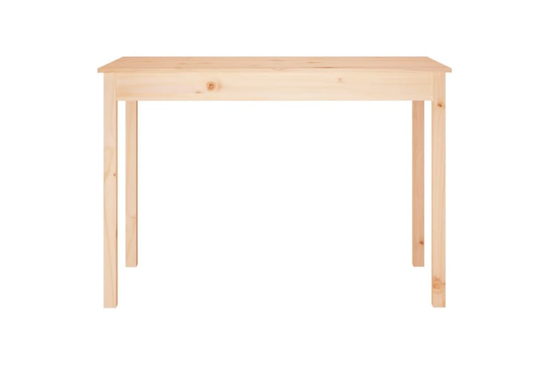 beBasic spisebord 110x55x75 cm massivt fyrretræ - Brun - Spisebord og køkkenbord
