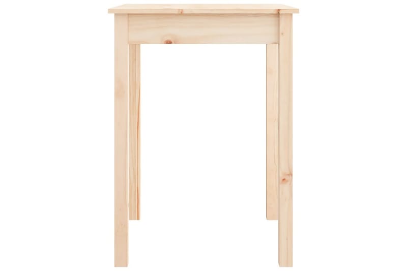 beBasic spisebord 55x55x75 cm massivt fyrretræ - Brun - Møbler - Borde - Spisebord og køkkenbord
