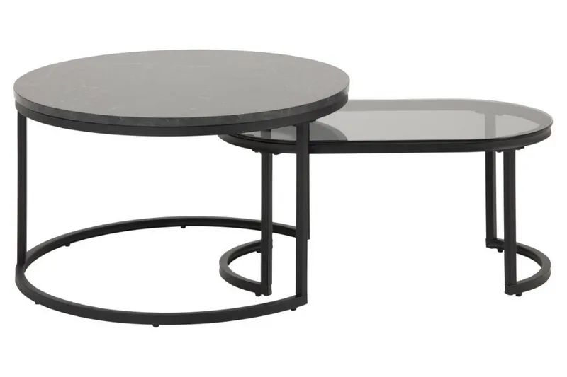 Belgrat Sofabord 70 cm - Sort - Møbler - Borde - Sofabord