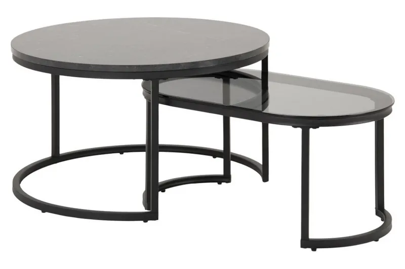 Belgrat Sofabord 70 cm, Sort