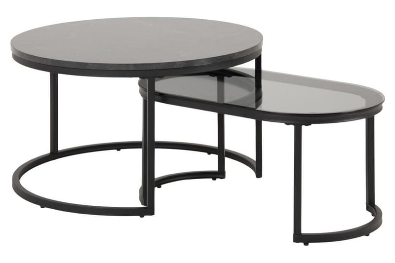 Belgrat Sofabord 70 cm - Sort - Møbler - Borde - Sofabord