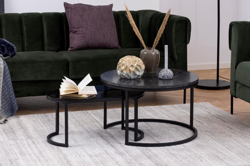 Belgrat Sofabord 70 cm - Sort - Møbler - Borde - Sofabord