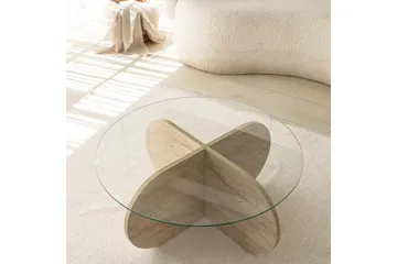 Bengul Sofabord 75 cm - Beige - Møbler - Borde - Sofabord