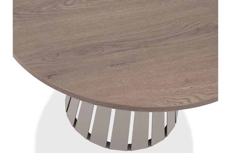 Berber 75 cm Rundt Sofabord i Lyst Træ - Taupe - Møbler - Borde - Sofabord