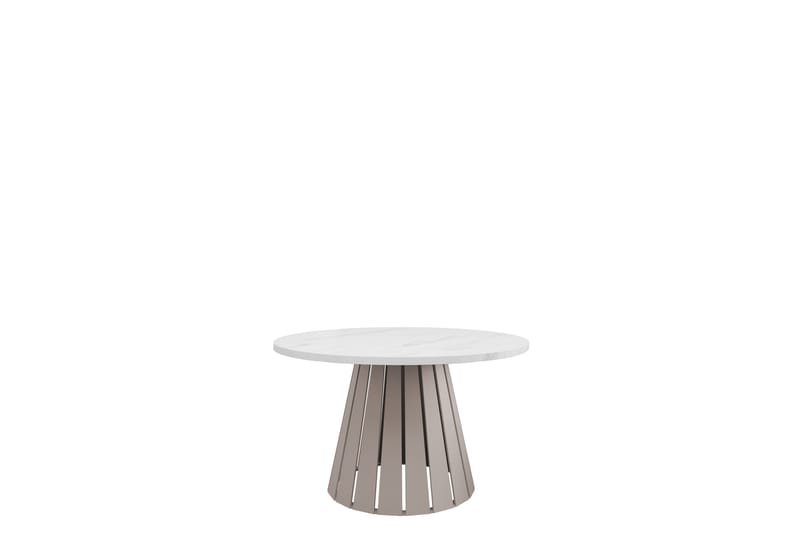 Berber Sofabord 75 cm - Beige/Hvid - Møbler - Borde - Sofabord