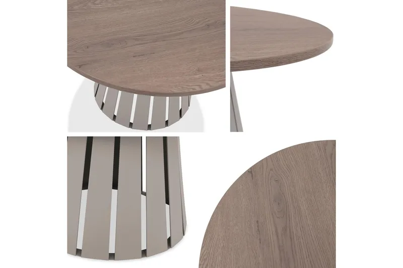 Berber Sofabord 75 cm - Sort/Brun - Møbler - Borde - Sofabord