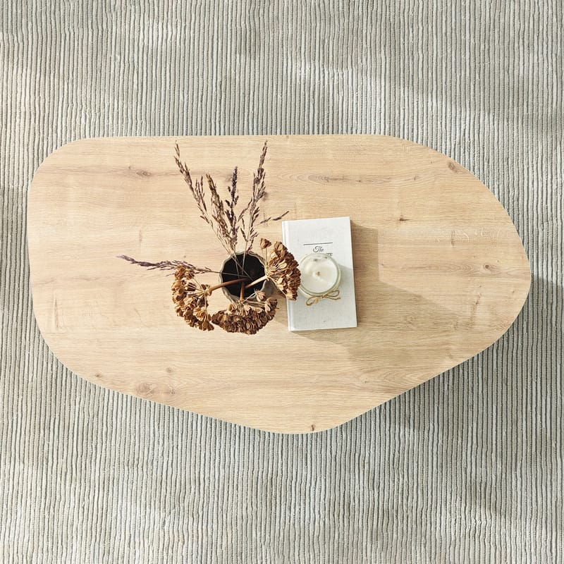 Berriaren Sofabord 100 cm - Sapphire oak - Møbler - Borde - Sofabord