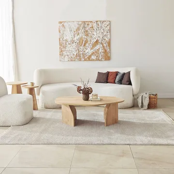Berriaren Sofabord 100 cm - Sapphire oak - Møbler - Borde - Sofabord