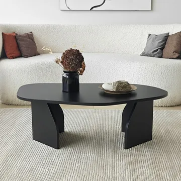 Berriaren Sofabord 100 cm - Sort - Møbler - Borde - Sofabord