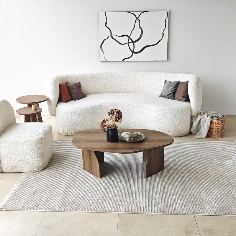 Berriaren Sofabord 100 cm - Valnød - Møbler - Borde - Sofabord