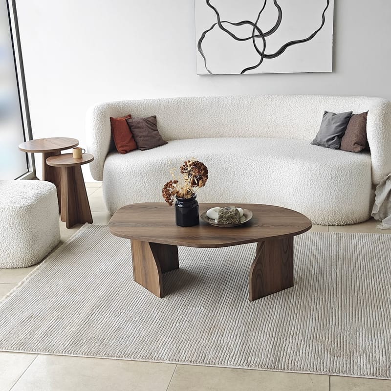 Berriaren Sofabord 100 cm - Valnød - Møbler - Borde - Sofabord