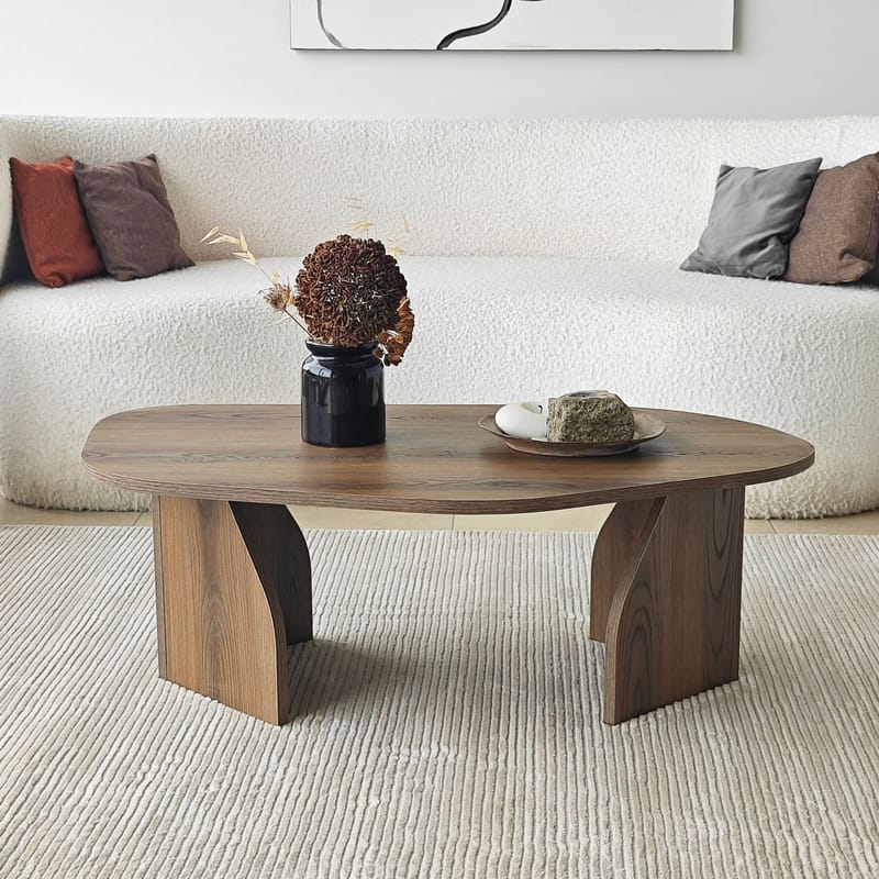 Berriaren Sofabord 100 cm - Valnød - Møbler - Borde - Sofabord