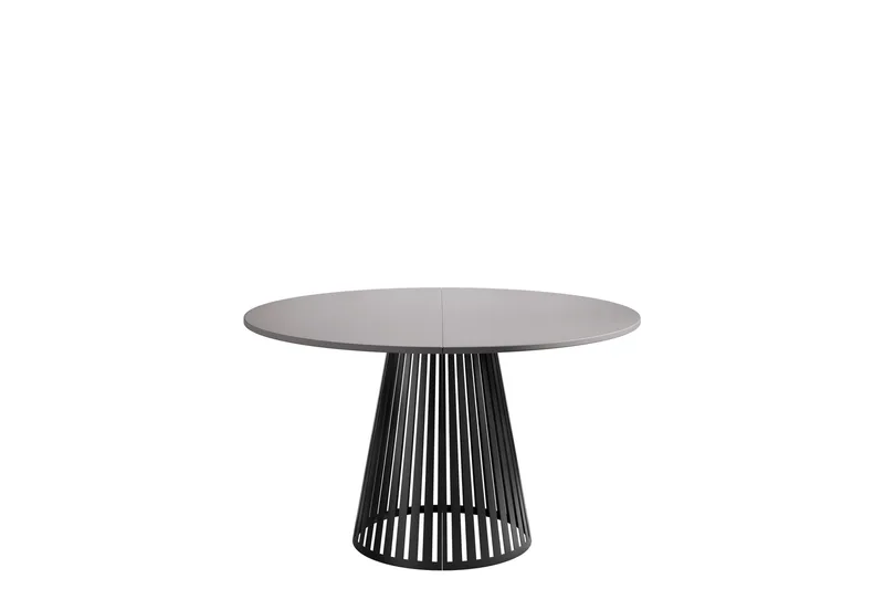 Beylen Matbord 120 cm Rund, Grå/Sort