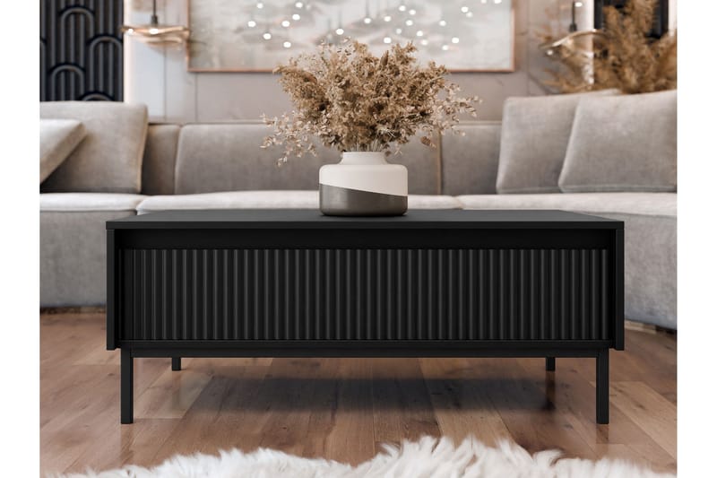 Bjurholm Sofabord 100 cm - Sort - Møbler - Borde - Sofabord
