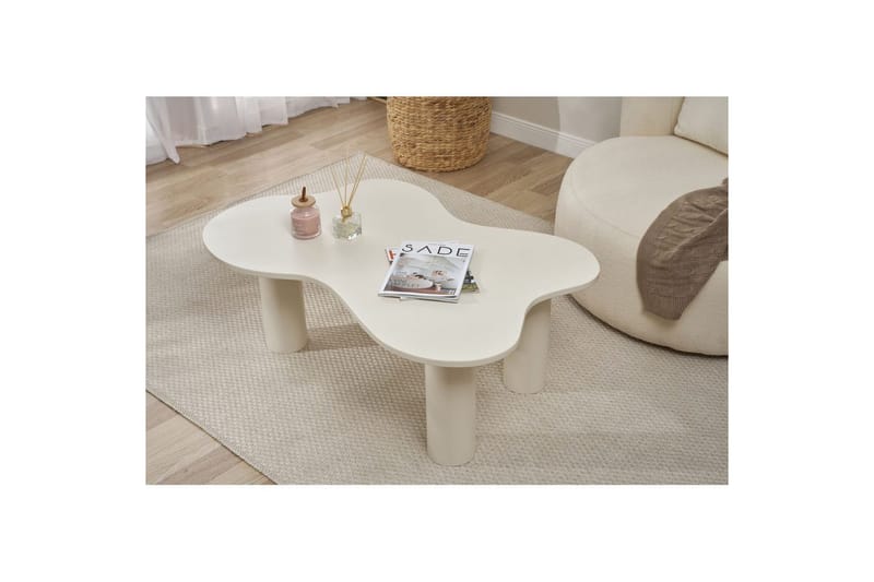 Bloomis Sofabord 110 cm - Creme - Møbler - Borde - Sofabord