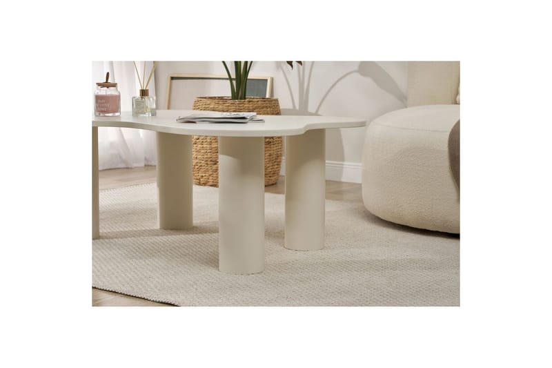 Bloomis Sofabord 110 cm - Creme - Møbler - Borde - Sofabord