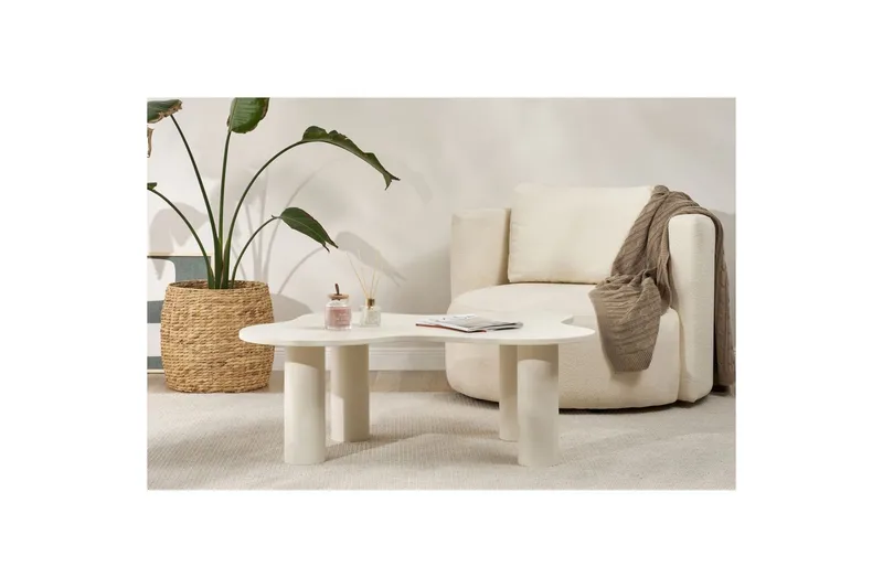 Bloomis Sofabord 110 cm - Creme - Møbler - Borde - Sofabord