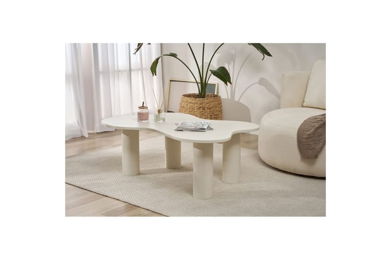 Bloomis Sofabord 110 cm - Creme - Møbler - Borde - Sofabord