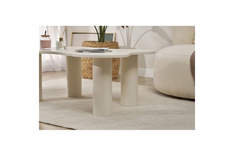 Bloomis Sofabord 110 cm - Creme - Møbler - Borde - Sofabord