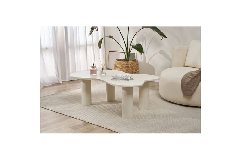 Bloomis Sofabord 110 cm - Creme - Møbler - Borde - Sofabord