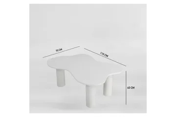 Bloomis Sofabord 110 cm - Hvid - Møbler - Borde - Sofabord