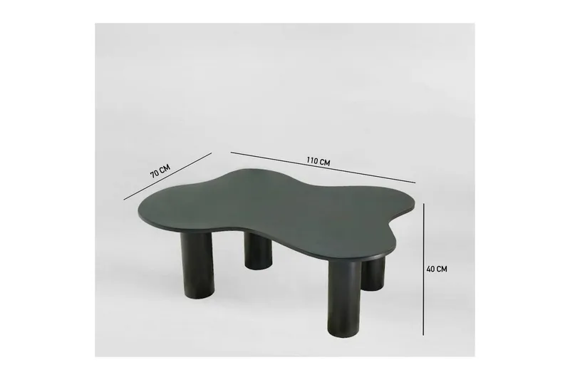 Bloomis Sofabord 110 cm - Sort - Møbler - Borde - Sofabord