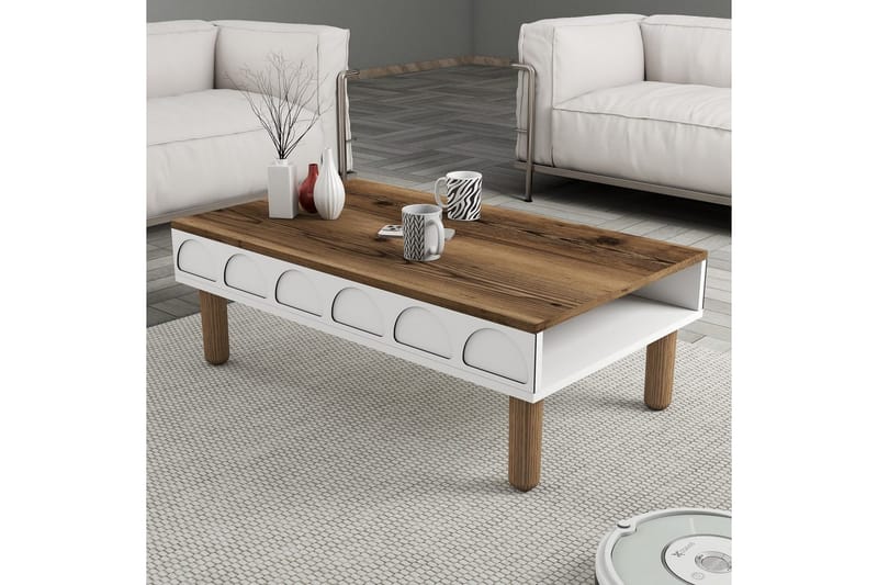 Bohem Sofabord 180 cm - Hvid - Møbler - Borde - Sofabord