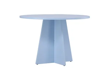 Bootcut Spisebord 110 cm Rundt - Blå - Møbler - Borde - Spisebord og køkkenbord