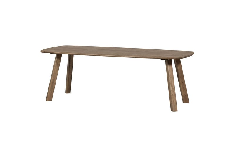 Bord Tablo Dansk Oval - Kashmir Brun, Kashmirbrun, 220x100 cm - Møbler - Borde - Spisebord og køkkenbord