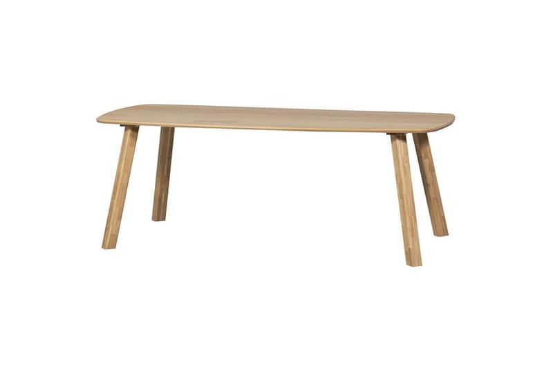 Bord Tablo Dansk Oval - Transparent, Gennemsigtig, 180x100 cm - Møbler - Borde - Spisebord og køkkenbord