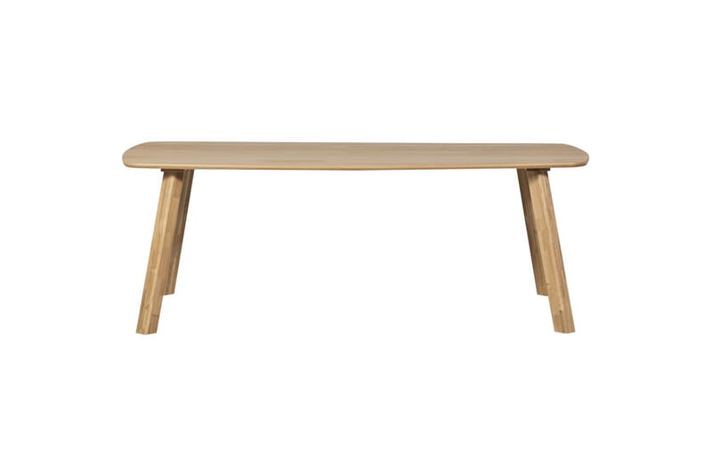 Bord Tablo Dansk Oval - Transparent, Gennemsigtig, 180x100 cm - Møbler - Borde - Spisebord og køkkenbord