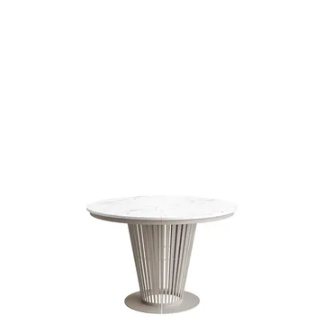 bord Udtræksbord ELANTRA 120 beige, hvid marmor