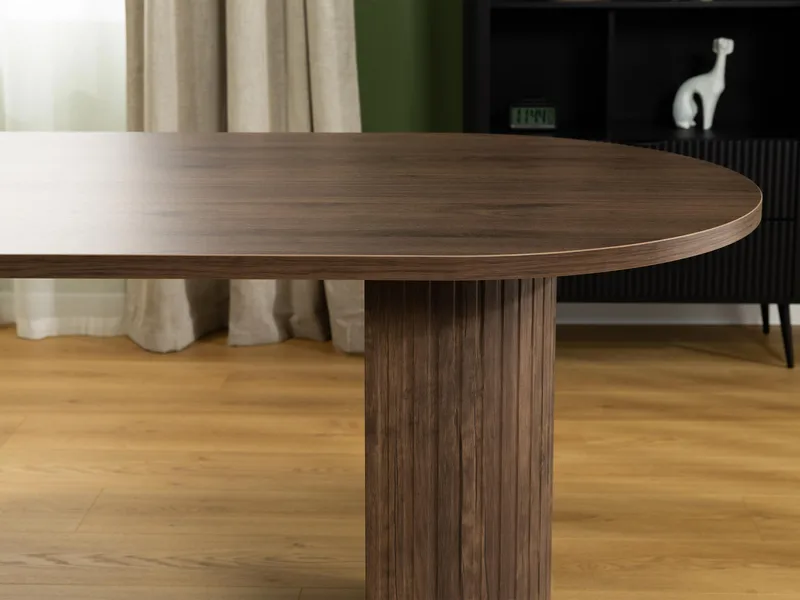 bord Wotkon Travertin, beige - Travertin, beige - Møbler - Borde - Spisebord og køkkenbord
