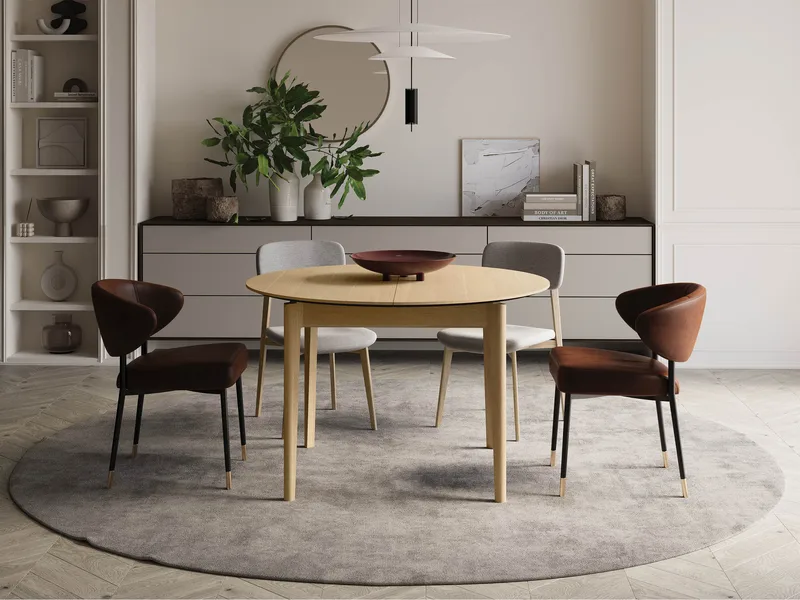 bord Plot Lys eg - Lys eg - Møbler - Borde - Spisebord og køkkenbord