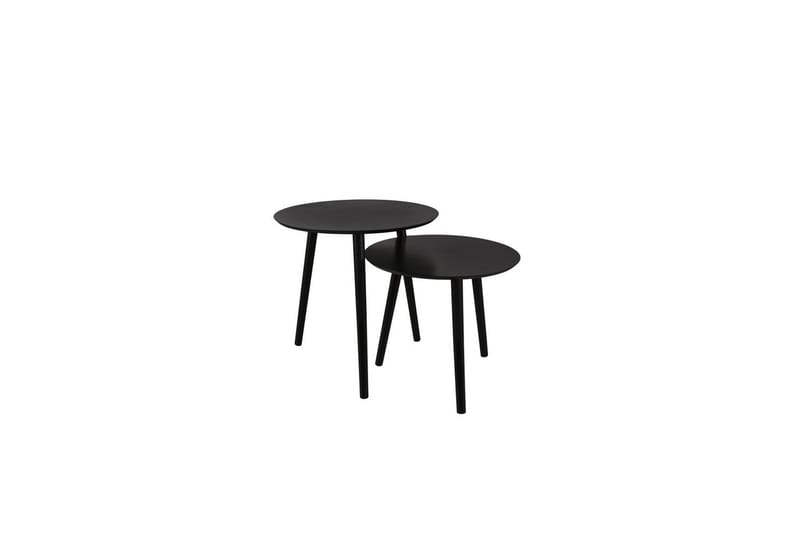 Bordsæt Mirrors & More Vilana Sort - Sort - Møbler - Borde - Sofabord