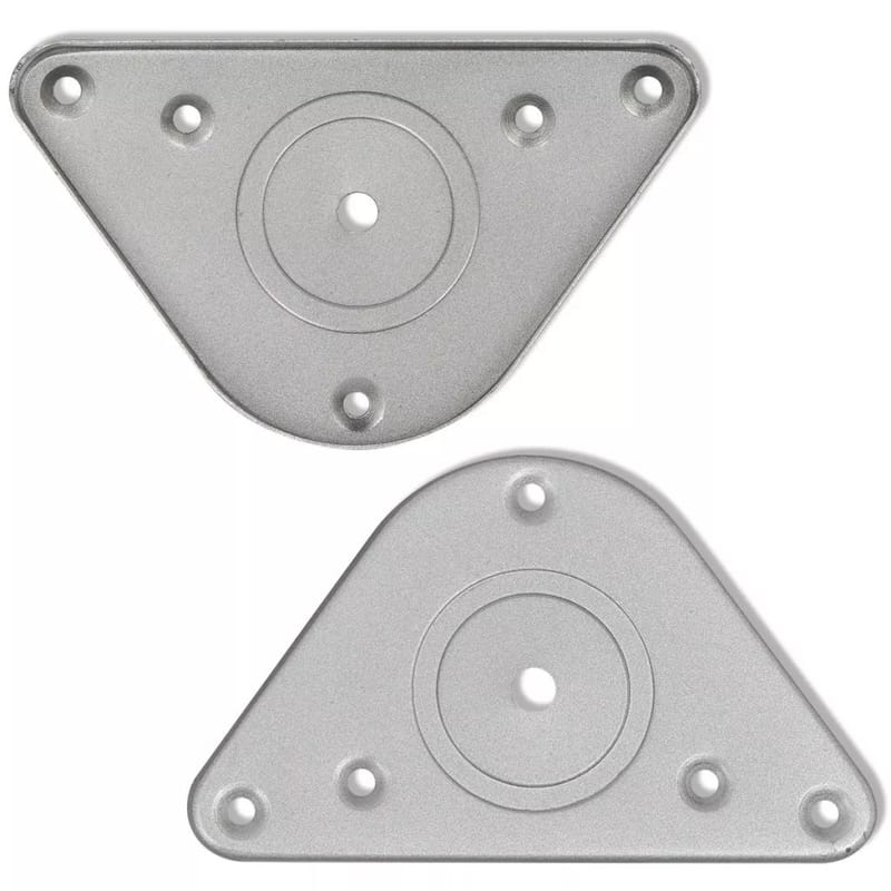 4 Bordben, Justerbar Højde, 870 Mm, Krom - Sølv - Møbler - Borde - Bordtilbehør - Bordben