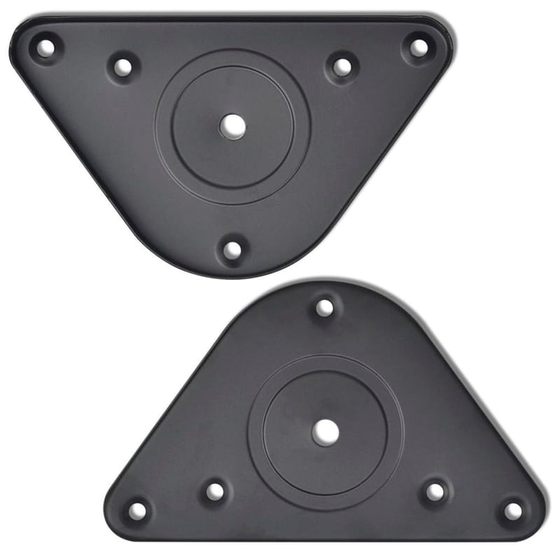 4 Bordben, Justerbar Højde, 870 Mm, Sorte - Sort - Møbler - Borde - Bordtilbehør - Bordben
